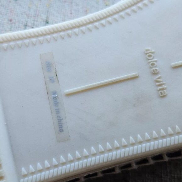 Dolce Vita Women Sandal Backless Flat Shoes Black Leather Upper Size 10 - Picture 10 of 11